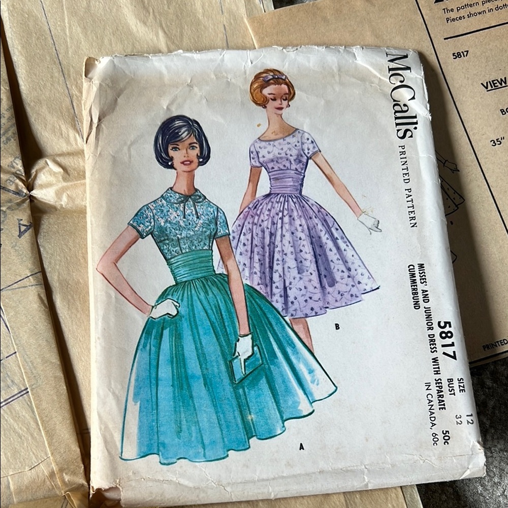 Vintage McCall's Dress Sewing Pattern